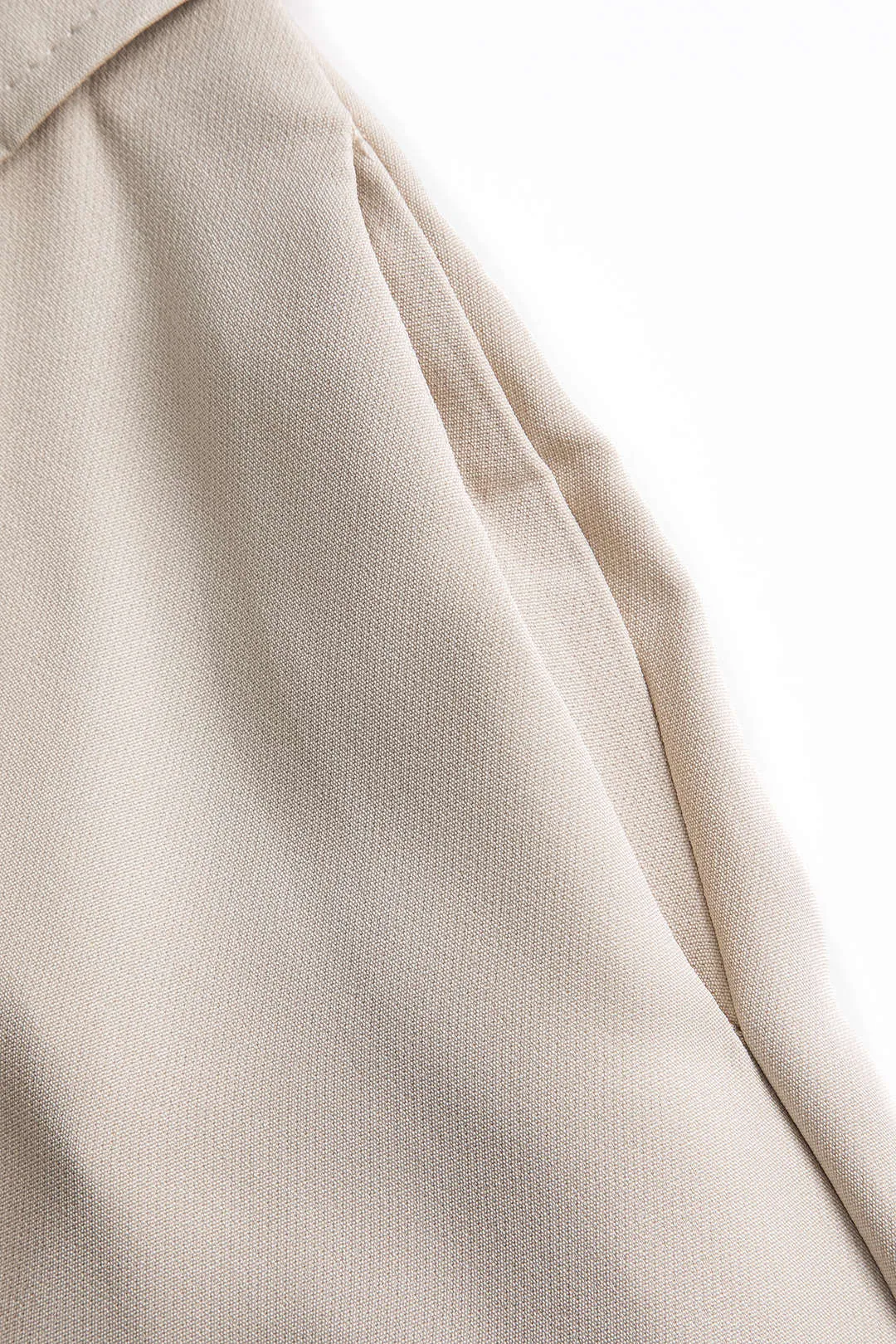 Solid ruffle lynlås en skulder ærmeløs jumpsuit sold by Micas product image thumbnail 4