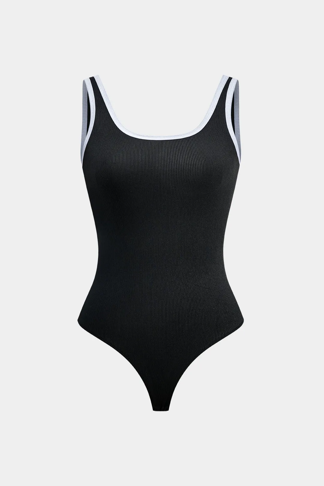 Kontrast rygfri ærmeløs bodysuit sold by Micas