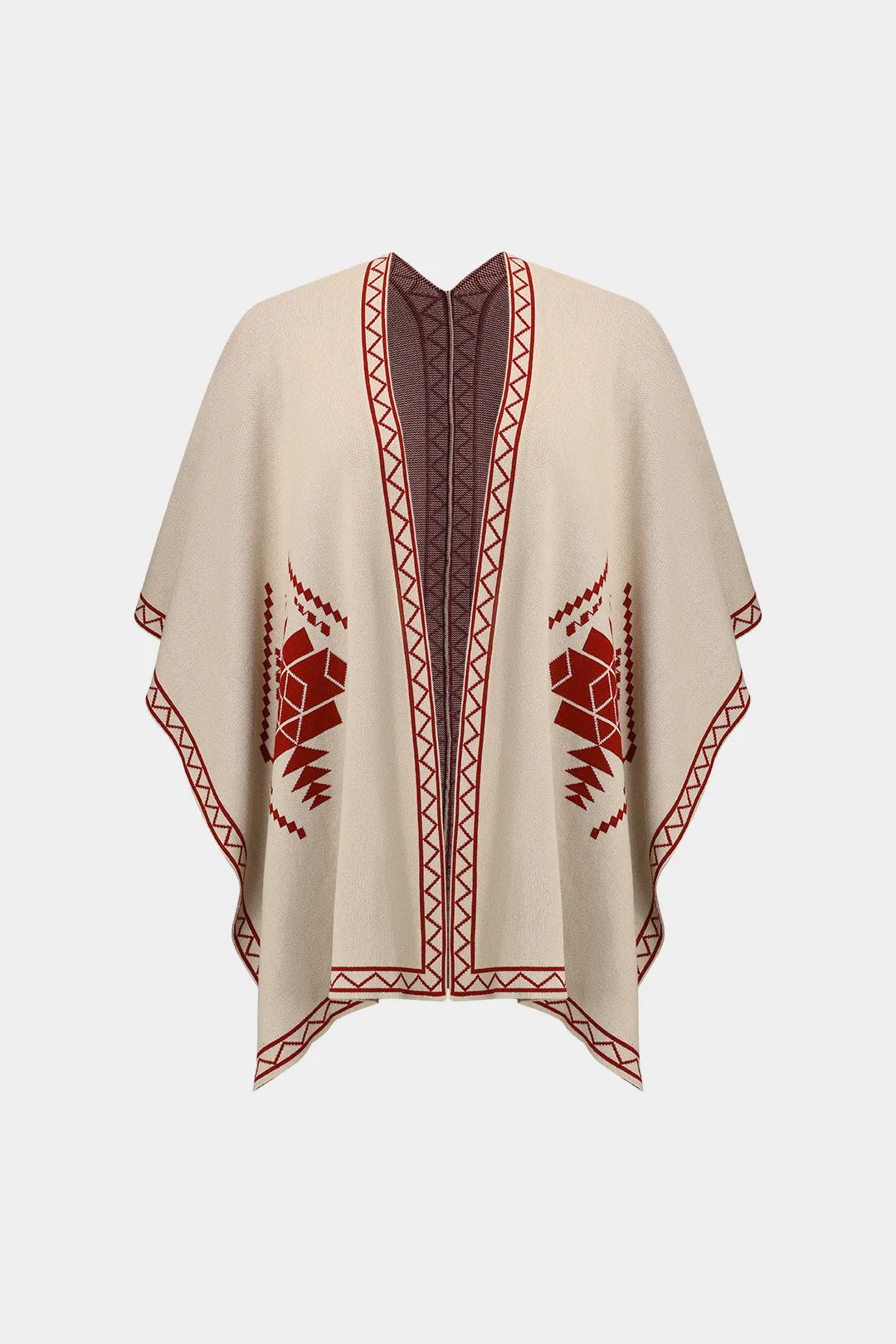 Strik kappe og mock hals langærmet top og brede benbukser sæt sold by Micas product image thumbnail 4