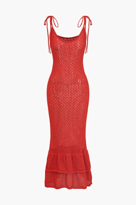 Strik udskåret kammuslingkantbinding slip kjole sold by Micas