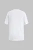 Brevprint rund hals kortærmet t-shirt sold by Micas