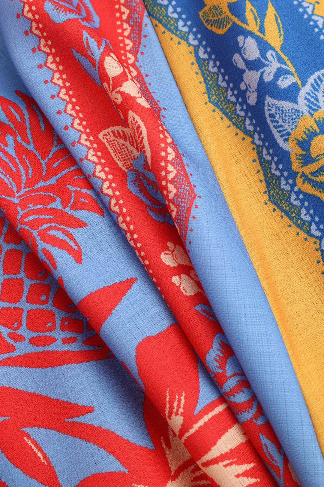 Blomstermønster linned knap tie-front kortærmet romper sold by Micas product image thumbnail 3