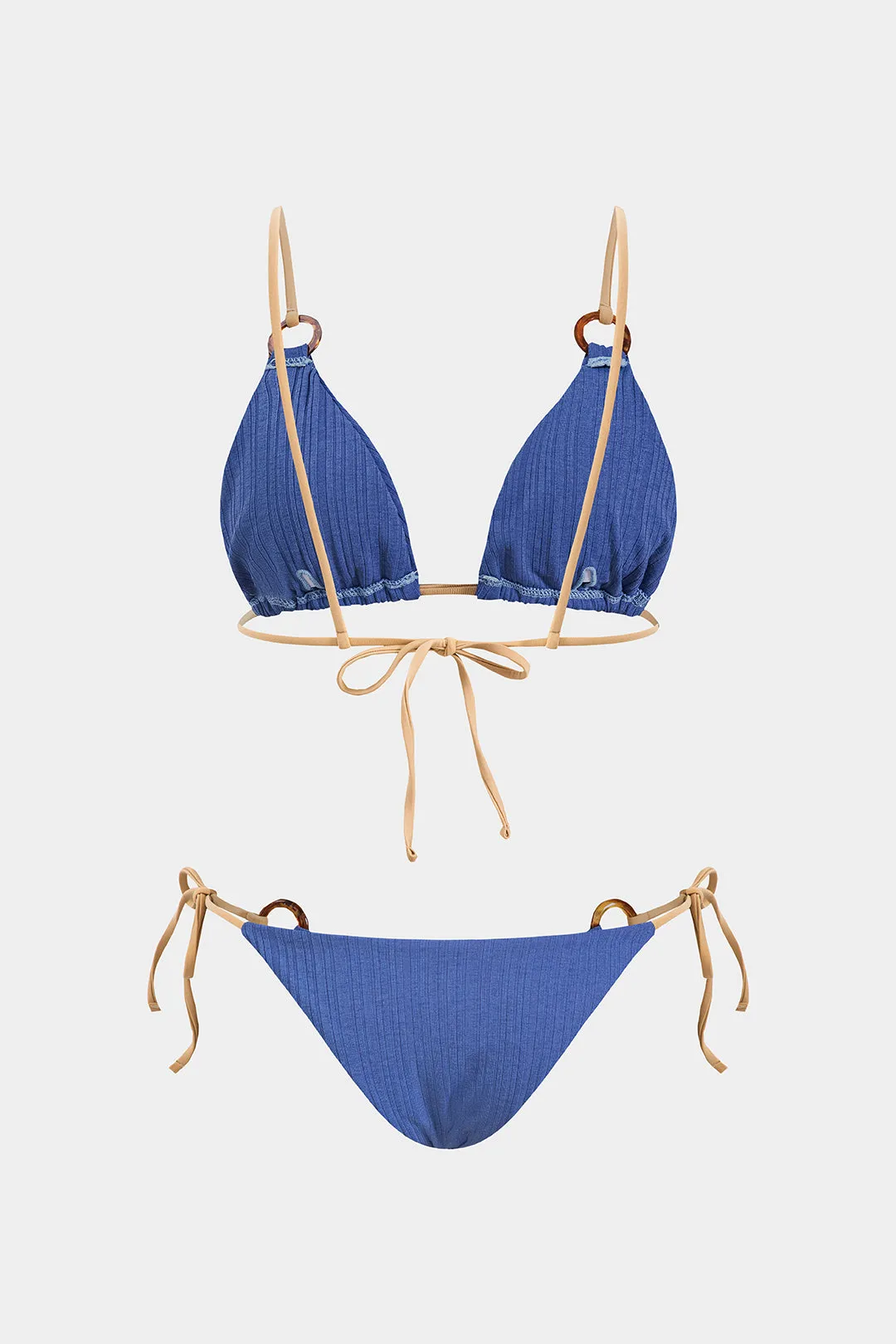 Ruched Tie-Up Bikini Set sold by Micas product image thumbnail 2