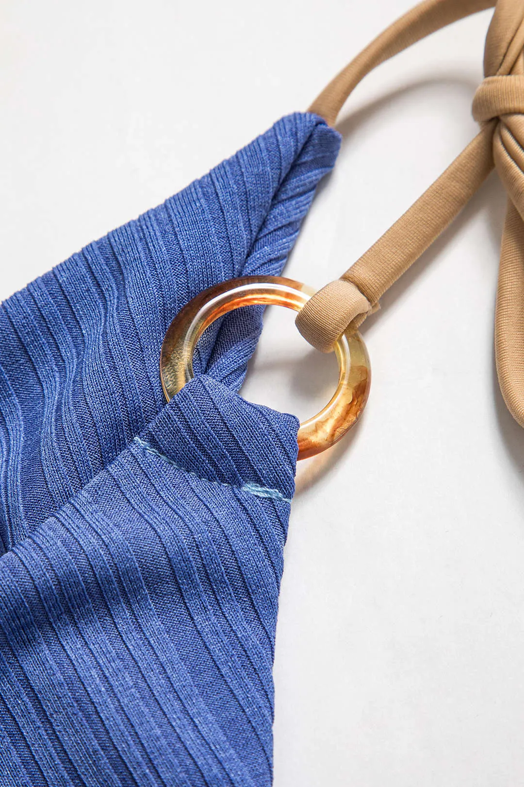 Ruched Tie-Up Bikini Set sold by Micas product image thumbnail 3