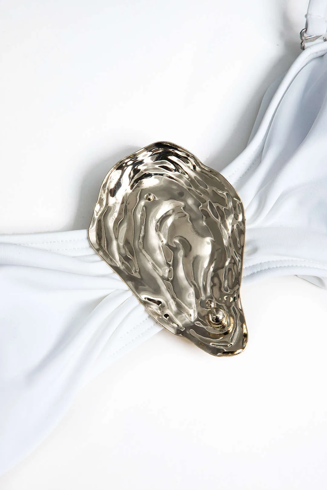 Metallisk Ruched Tie Back Bikini Set sold by Micas product image thumbnail 4