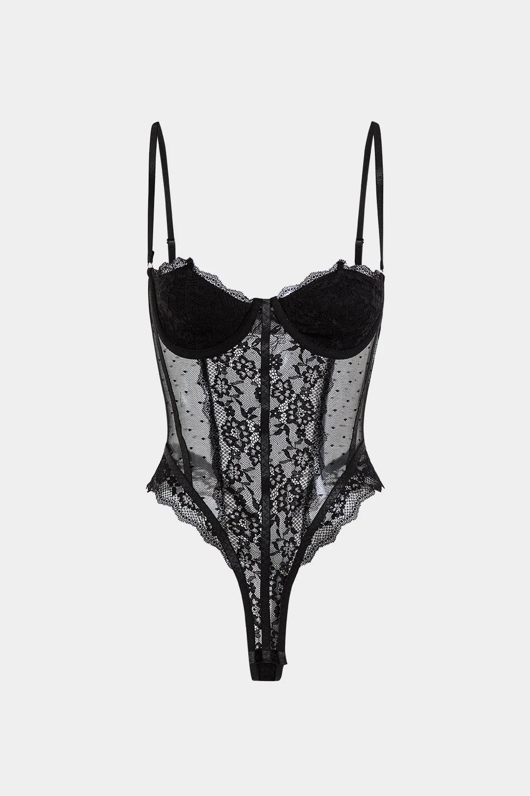 Blonder rygfri bustier korset slip bodysuit sold by Micas product image thumbnail 3