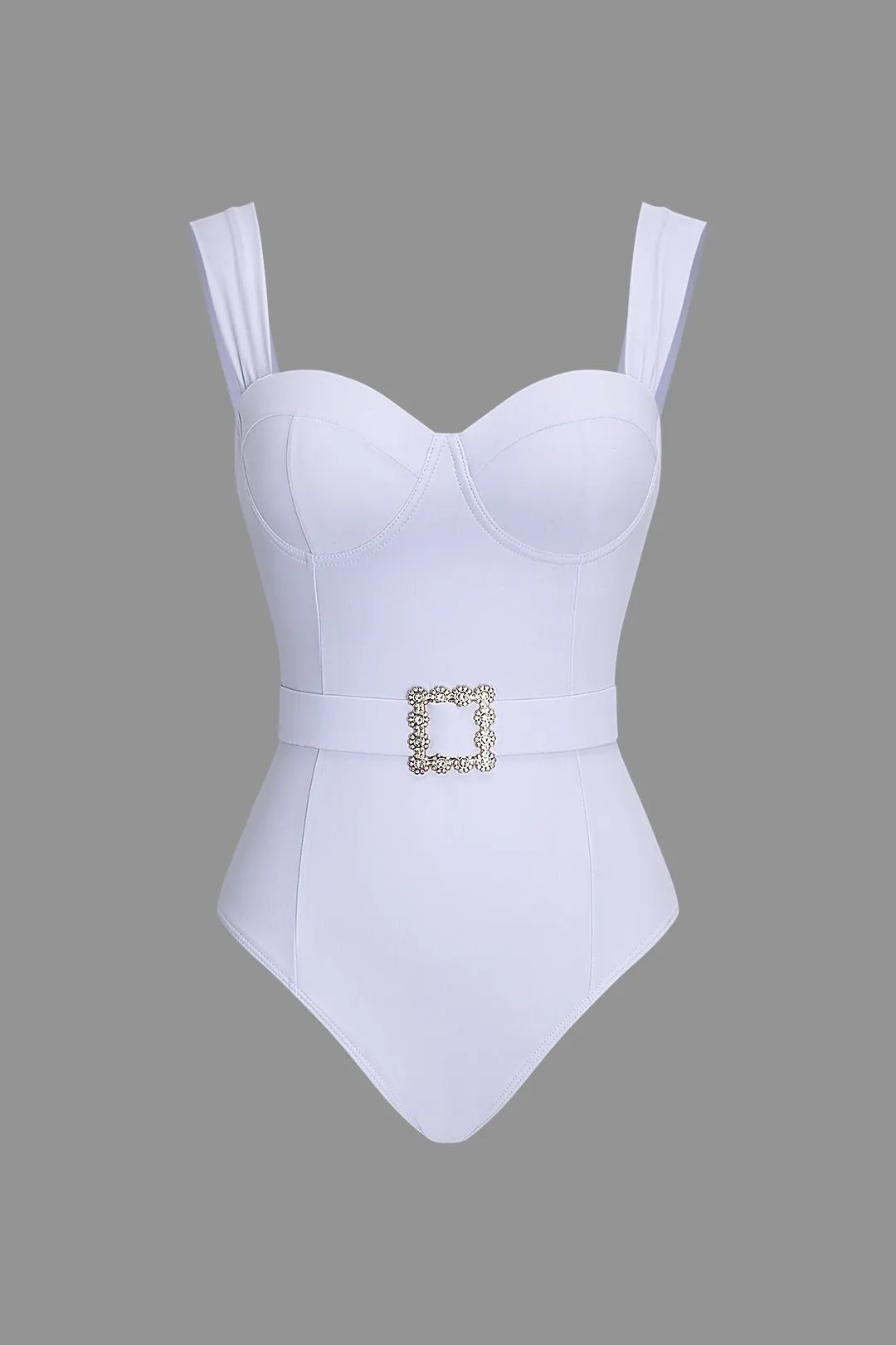 Mave kontrol metallisk rygfri bustier slip badedragt sold by Micas product image thumbnail 2