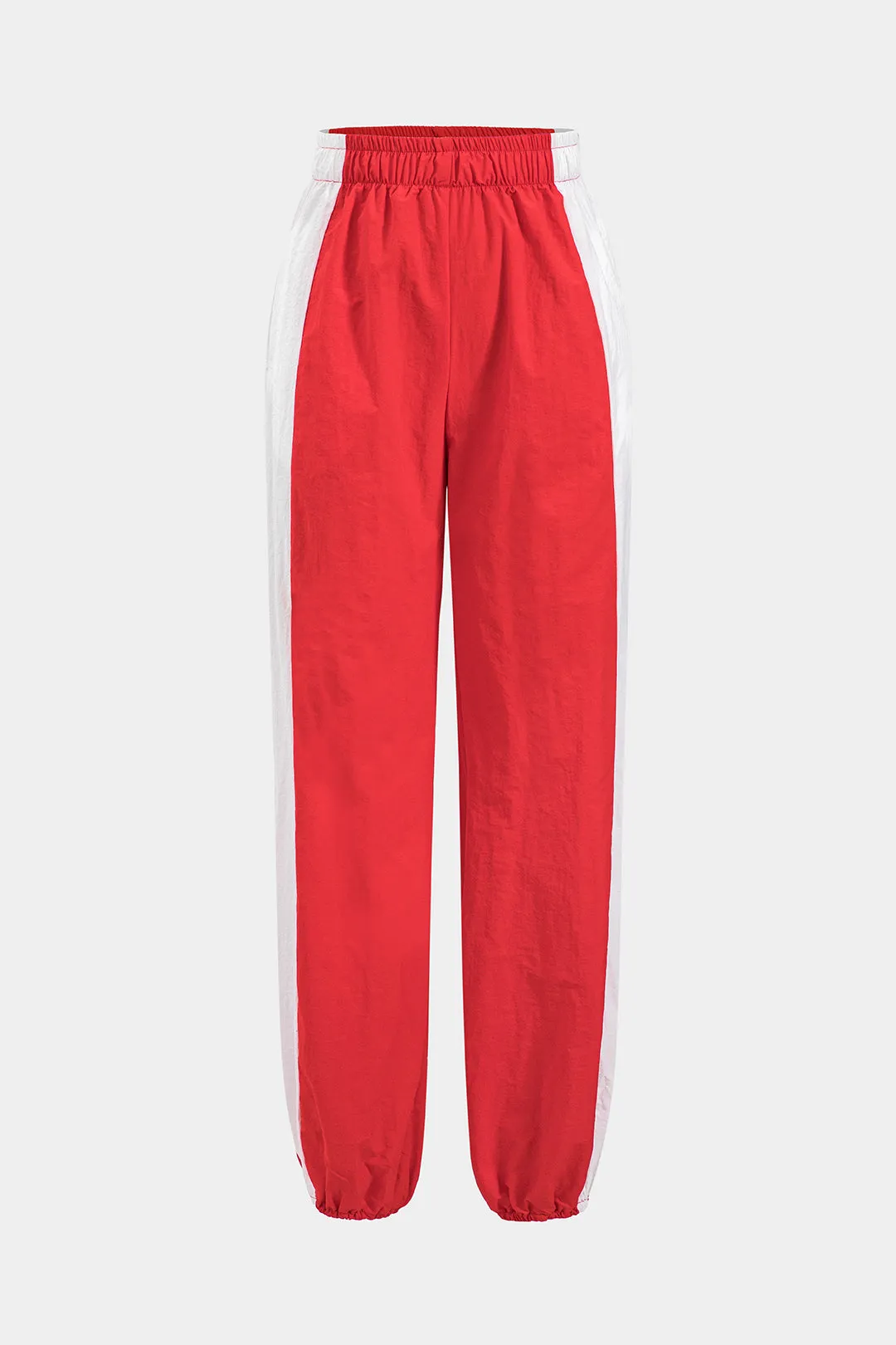 RUCHED PATCHWORK TURNSTRING lynlås langærmet top og bukser sæt sold by Micas product image thumbnail 4