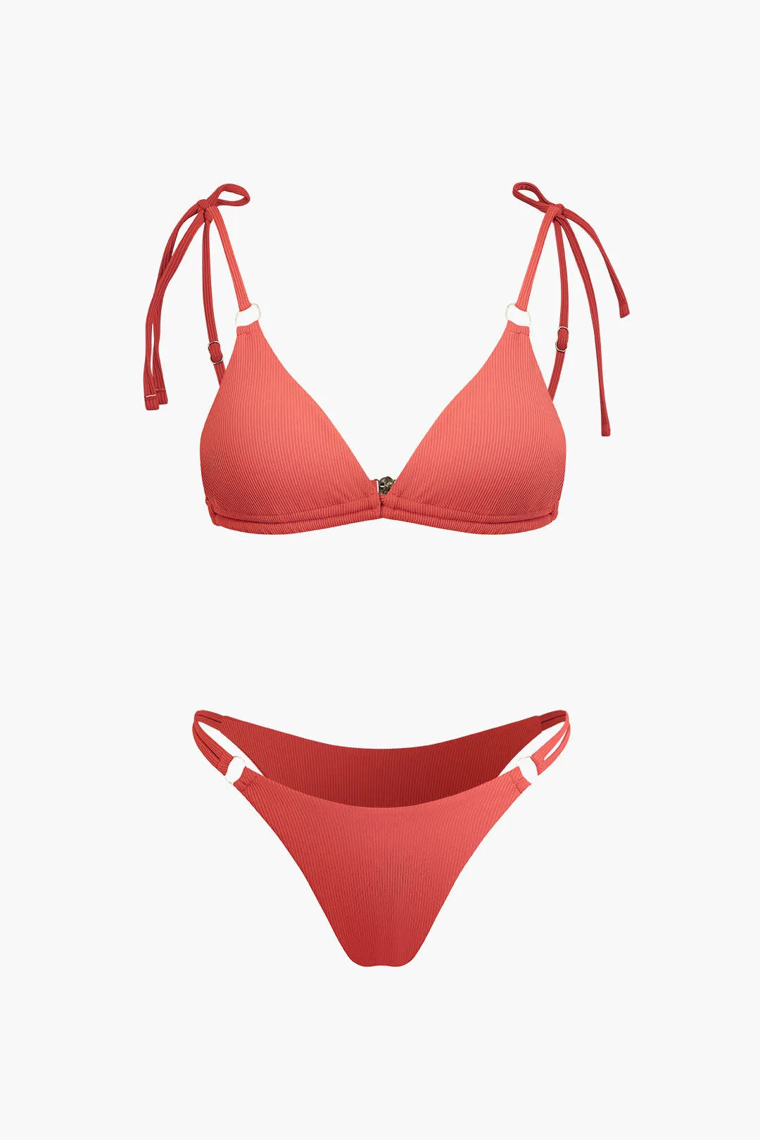 Ruched Tie Up Bikini Set sold by Micas