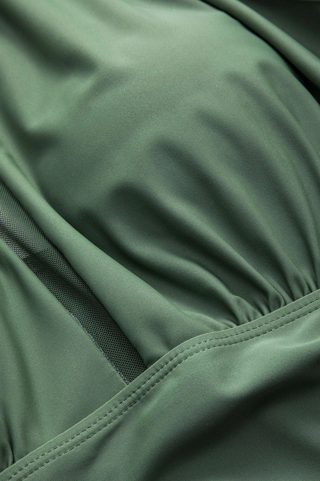 Plus Size Ruched Cut Out Backless Tie Back Swimsuit sold by Micas product image thumbnail 3