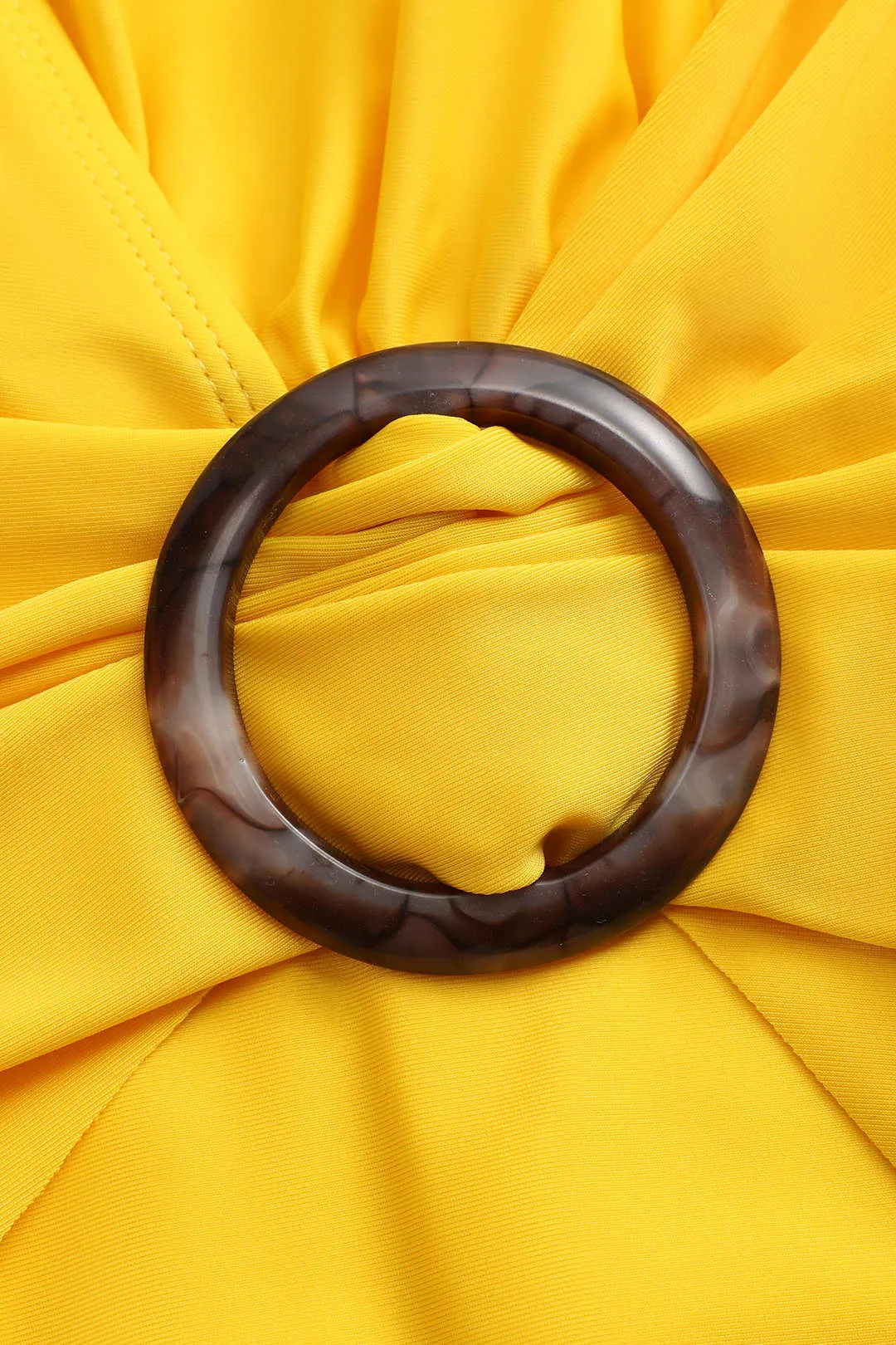 Tummy Control Ruched V-neck Tie Up Swimsuit sold by Micas product image thumbnail 3