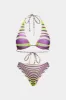 Farvebloktrækningsbikini -sæt sold by Micas