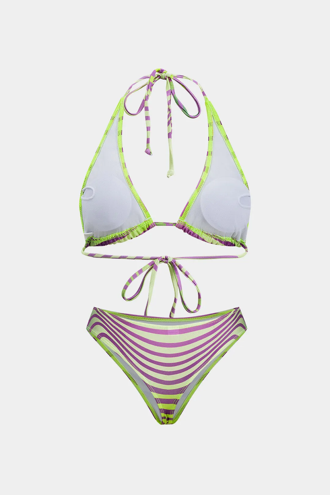 Farvebloktrækningsbikini -sæt sold by Micas product image thumbnail 2