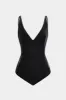 Fløjls blonder skåret ud bagfra bodysuit sold by Micas