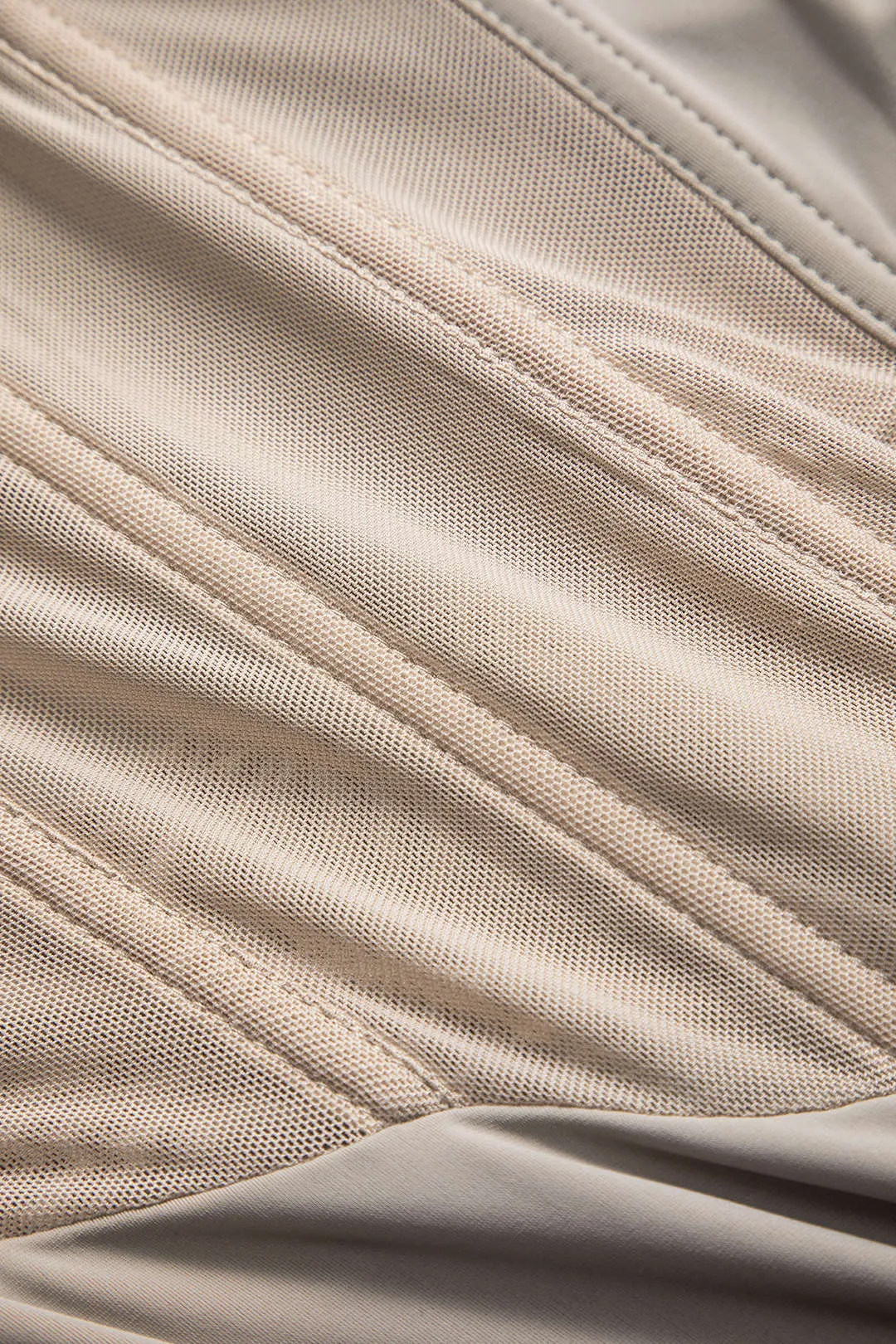 Mesh Patchwork Corset Bustier Slip Bodysuit sold by Micas product image thumbnail 4