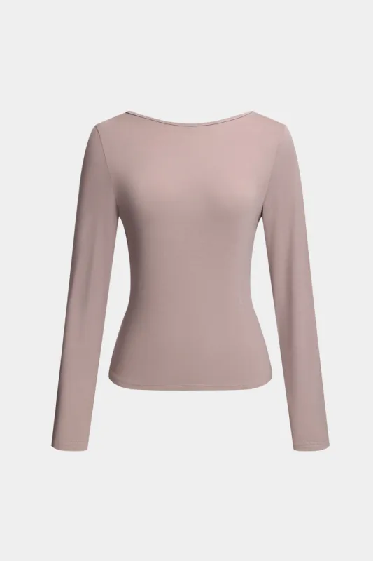 Bagløst langærmet top sold by Micas