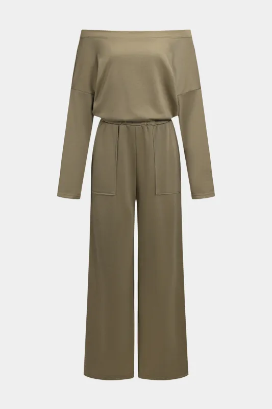 Fra skulderlomme langærmet jumpsuit made by Micas