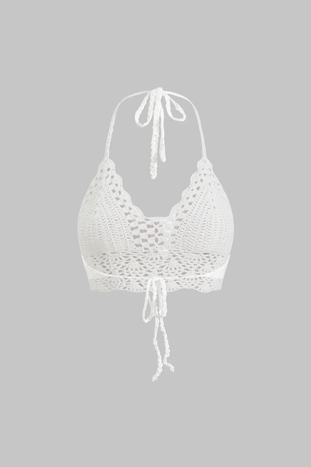 Knit Cut Out Backless Tie-Up Cami Top sold by Micas product image thumbnail 2