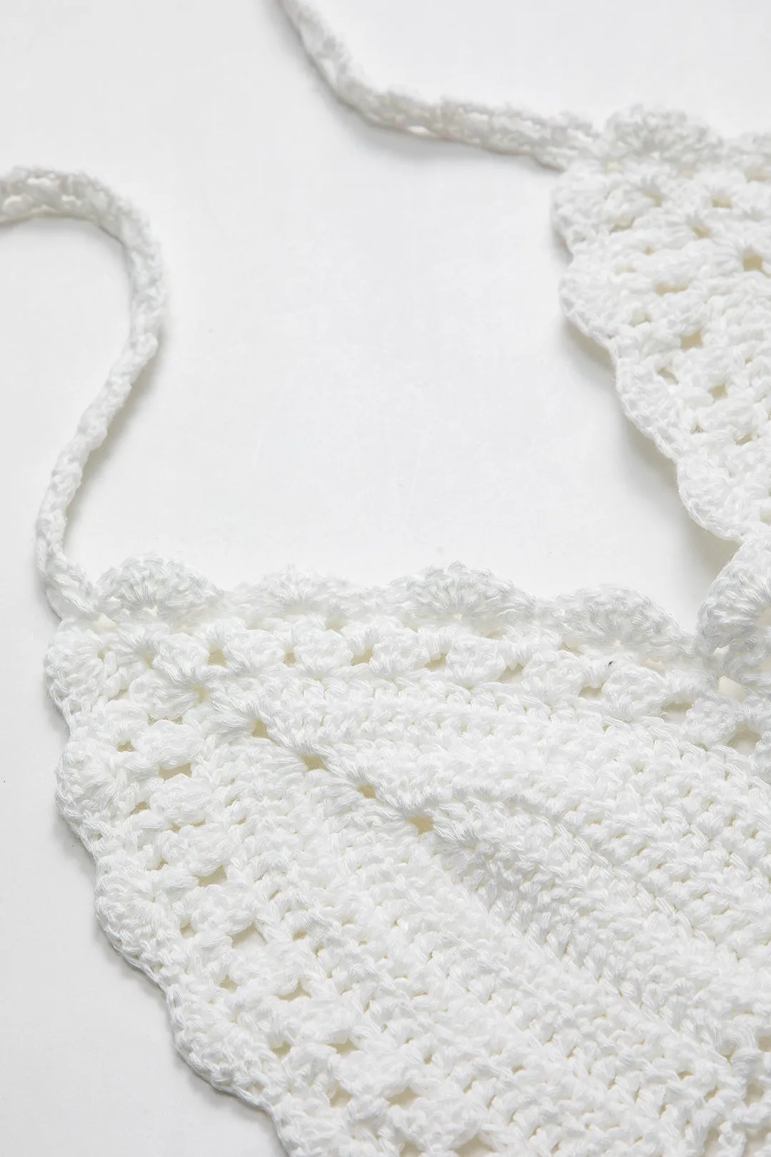Knit Cut Out Backless Tie-Up Cami Top sold by Micas product image thumbnail 3