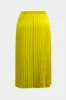 Plus Size Pleated Tie-Up High Waist Skirt sold by Micas