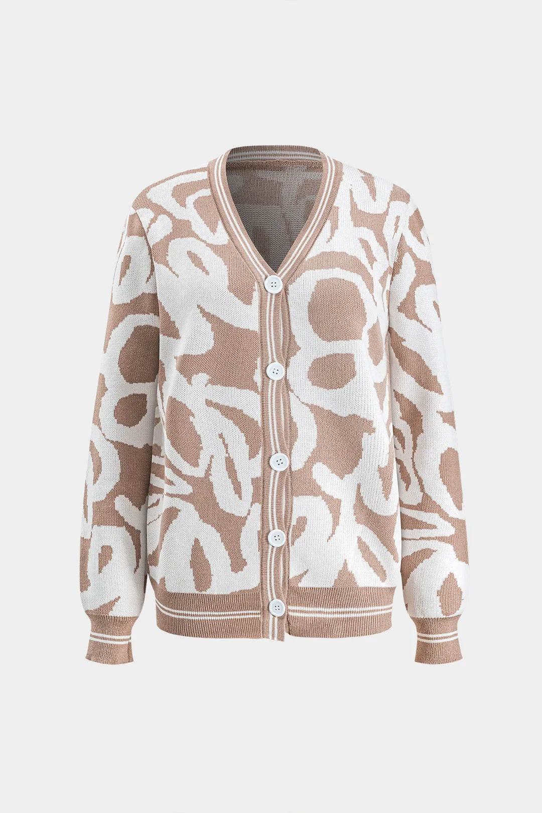 Strik-knap Cardigan og bredbenbukser sæt sold by Micas product image thumbnail 2