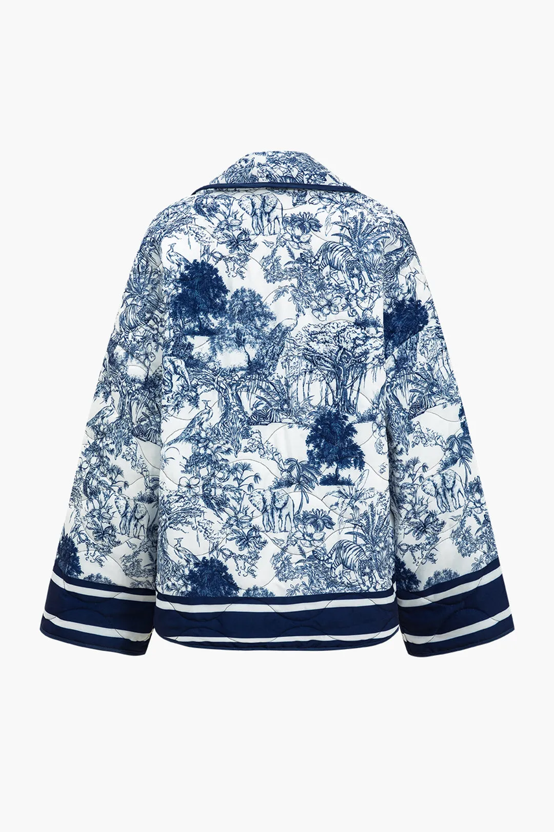 Branch blomstermønster polstret lommejakke sold by Micas product image thumbnail 2