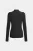Ruched Mock Neck Long-Sleeve Top sold by Micas