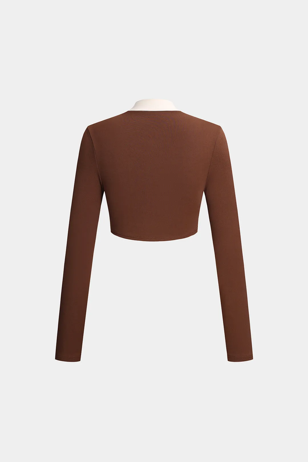 Lynlås patchwork langærmet top og brede benbukser sæt sold by Micas product image thumbnail 3