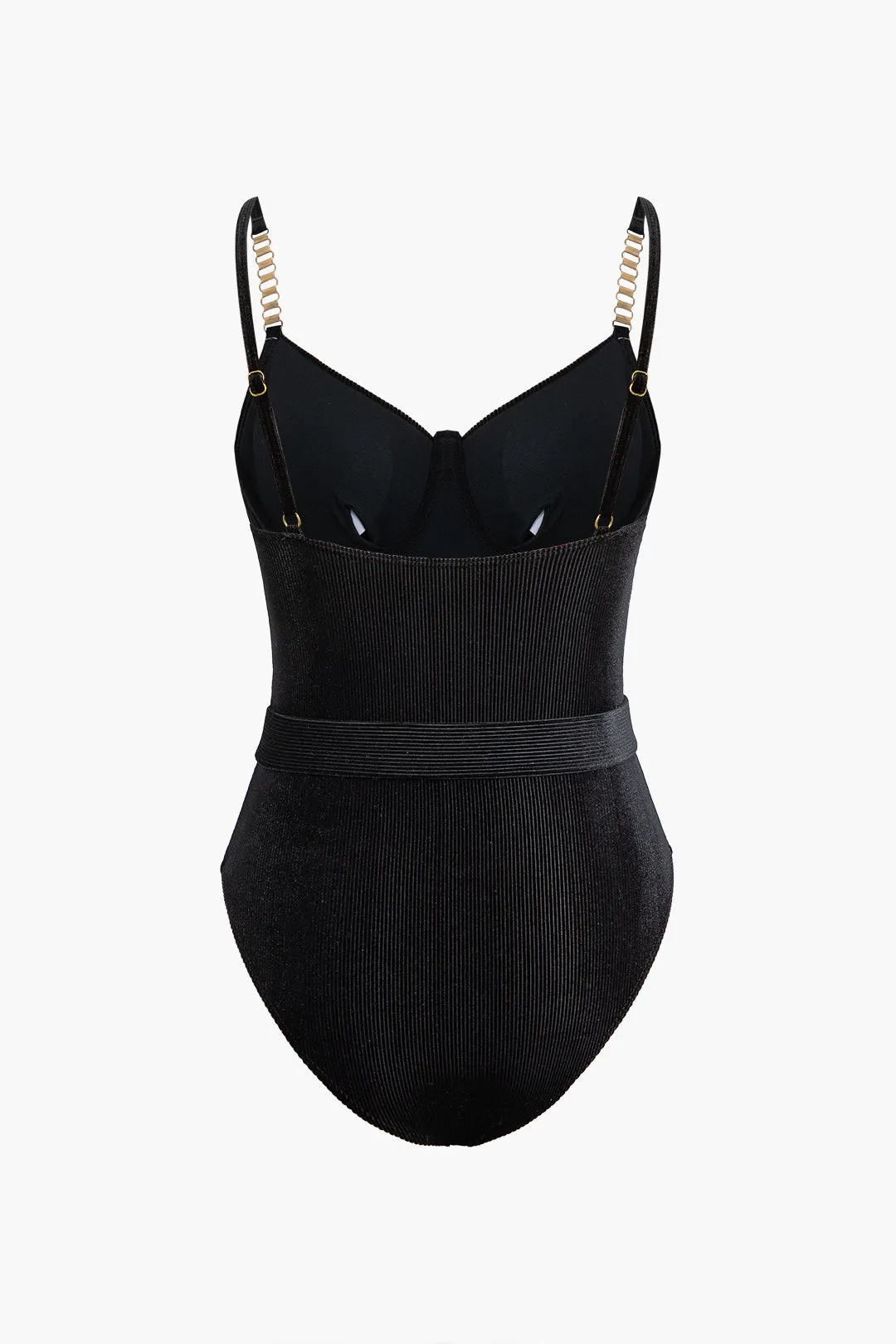 Mave kontrol metallisk bæltet bustier badedragt sold by Micas product image thumbnail 2