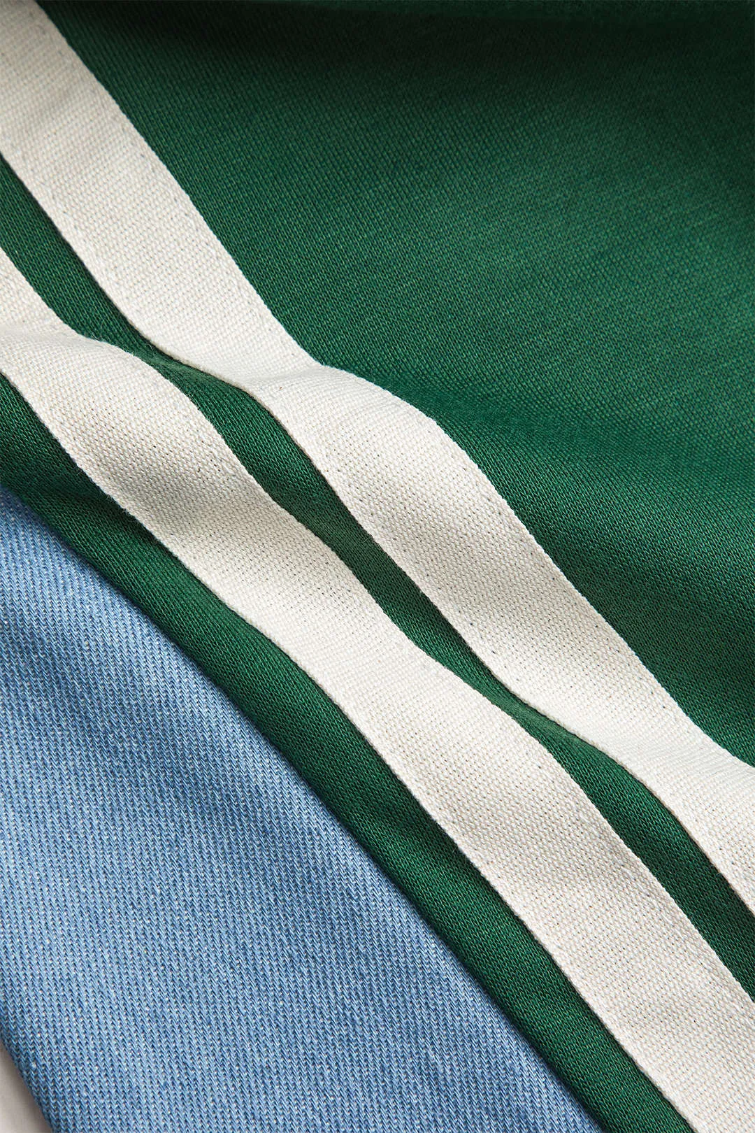 Denim patchwork slips foran brede ben jeans sold by Micas product image thumbnail 4