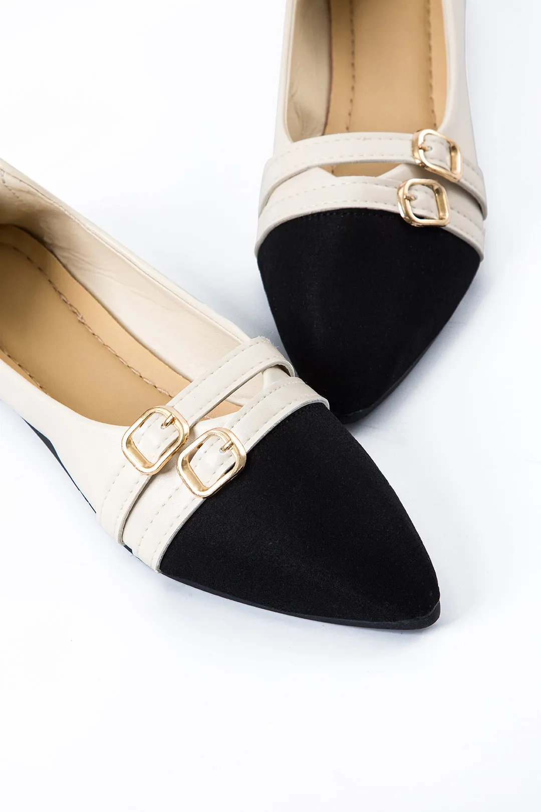 Faux læder metallisk patchwork pegede lejligheder sold by Micas product image thumbnail 3