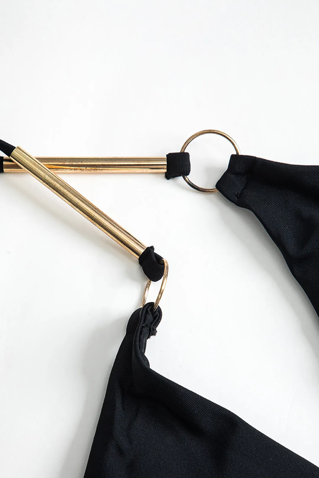 Metal Cut Out Tie Back Bikini Set sold by Micas product image thumbnail 4