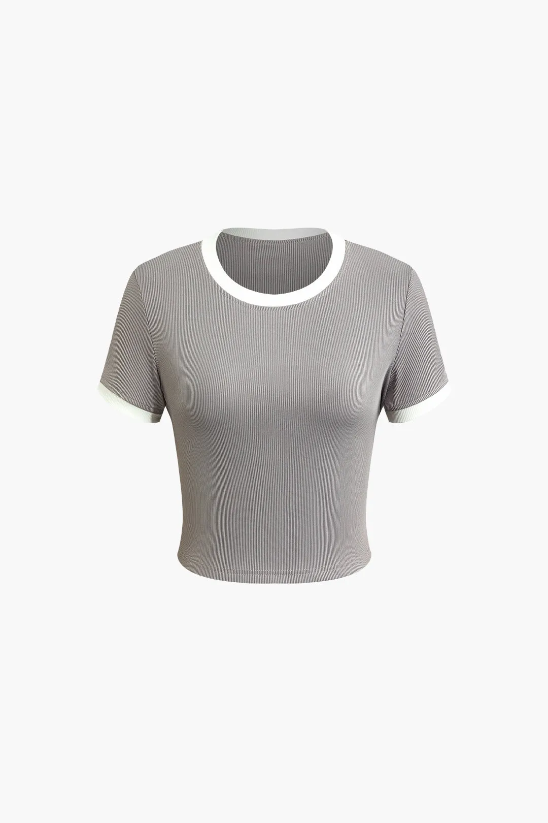 Kontrast kortærmet top og slips foran brede benbukser sæt sold by Micas product image thumbnail 4