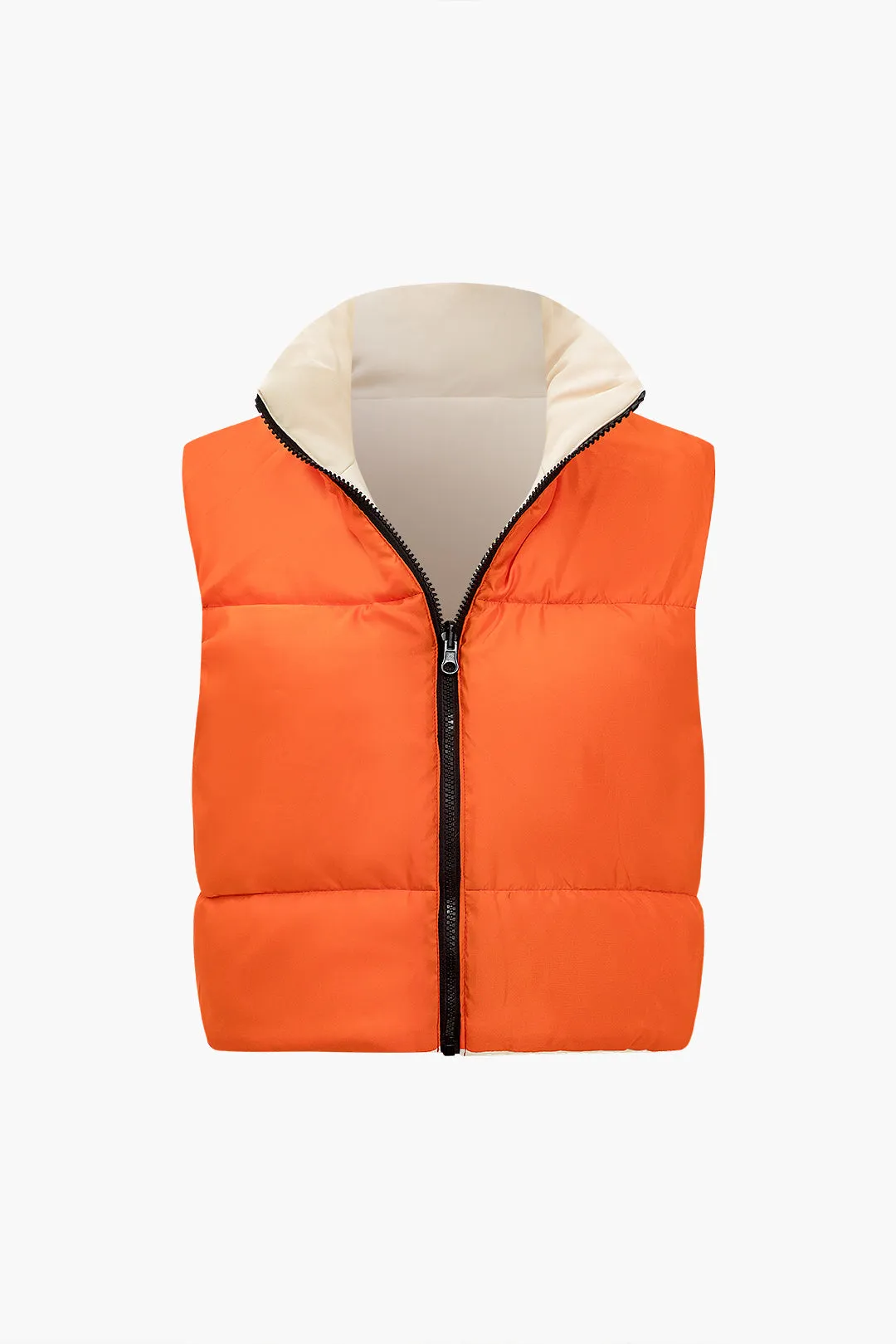 Reversibel polstret lynlås vest sold by Micas product image thumbnail 3
