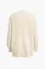 Sweater denim patchwork knap lomme cardigan sold by Micas