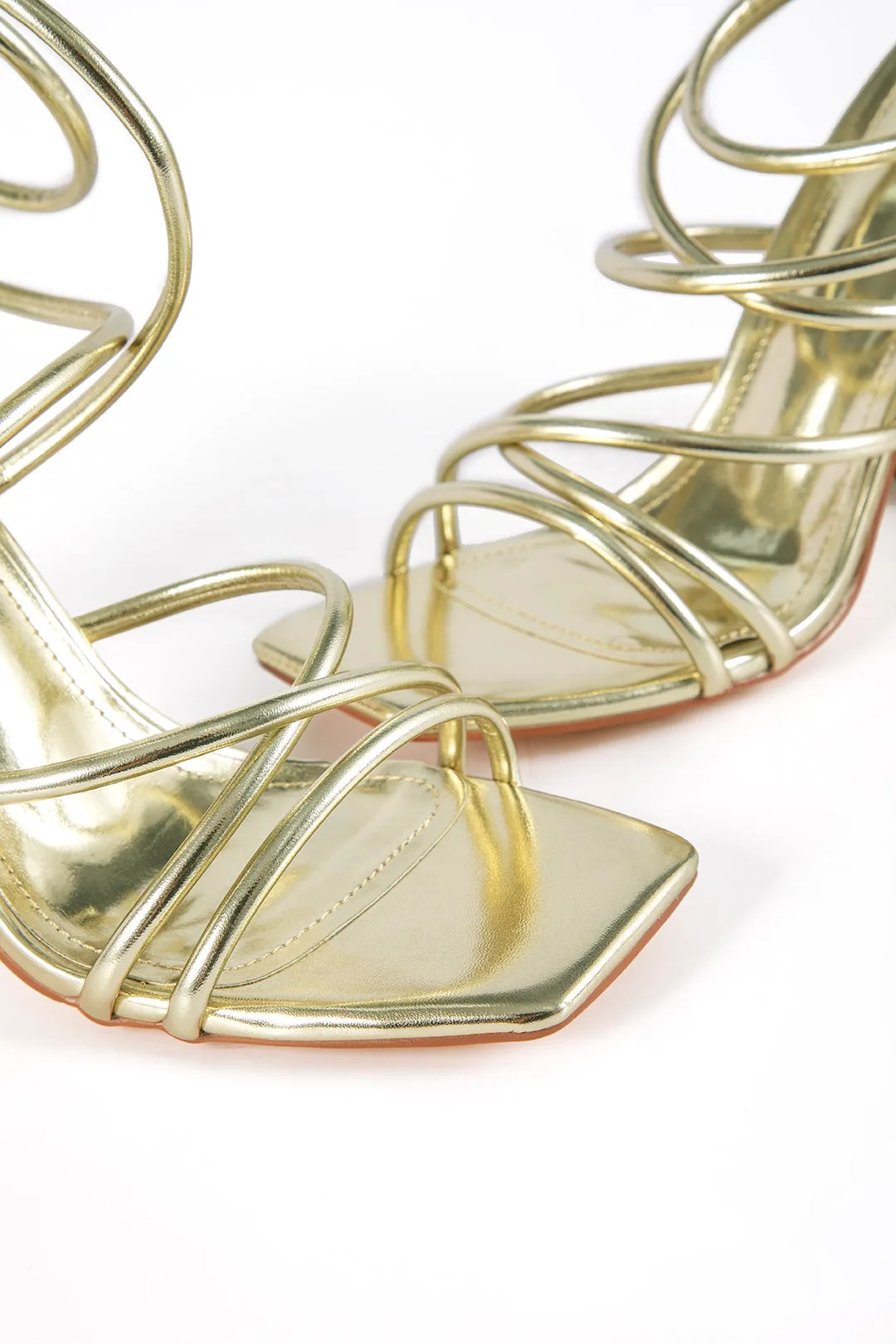 Firkantet tå højhælede sandaler sold by Micas product image thumbnail 4