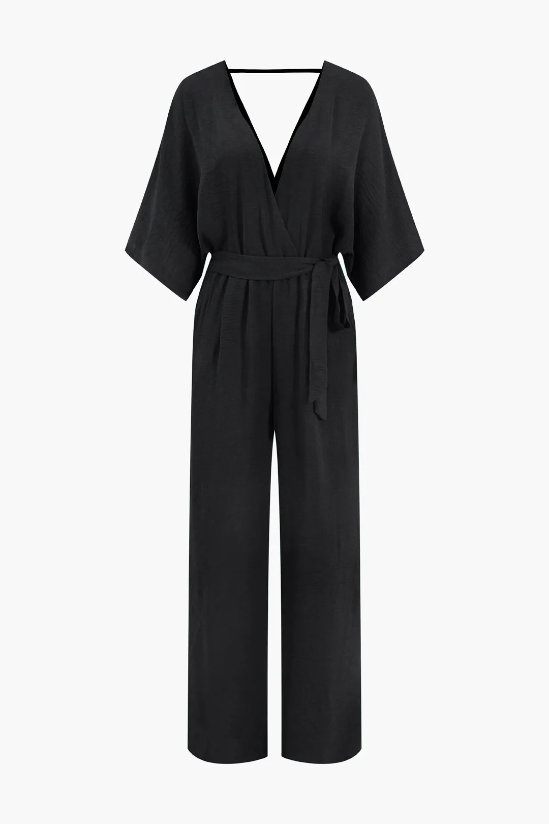 RUCHED TOE-UP BACKLESS KORT SEMME BENE BENE JUMPSUIT sold by Micas