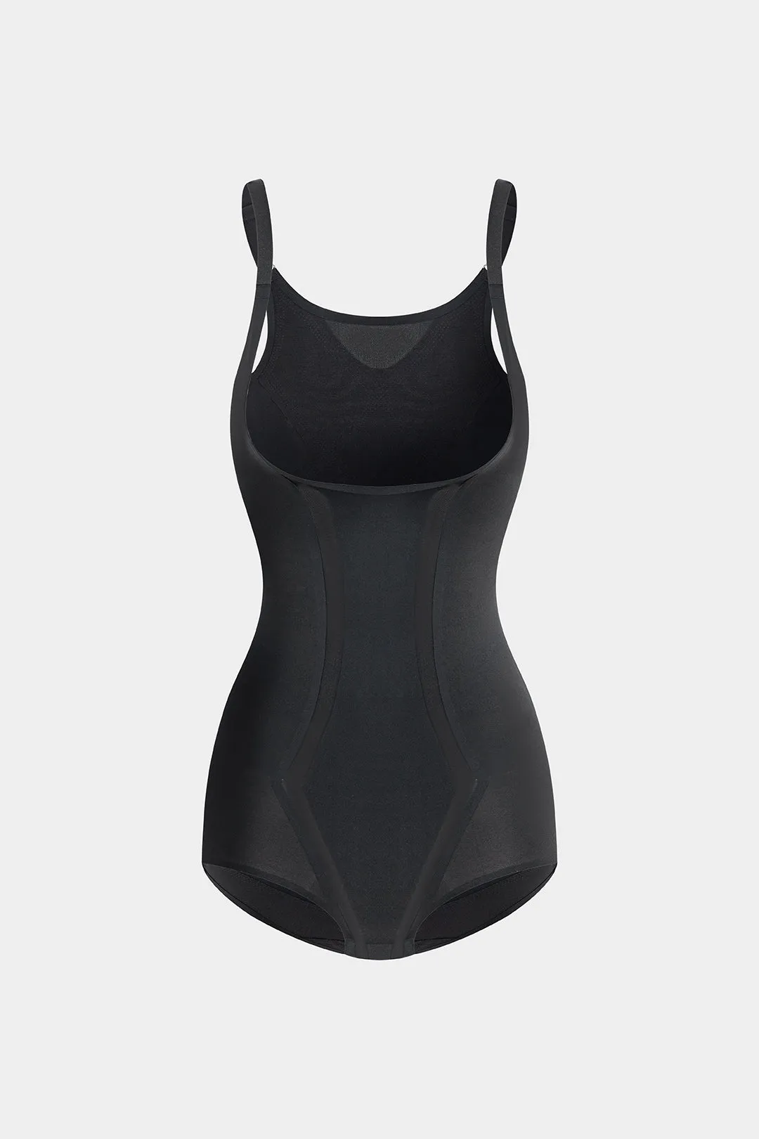 Faux læder bustier slip shapewear sold by Micas