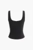 Metallisk korset bustier tank top sold by Micas