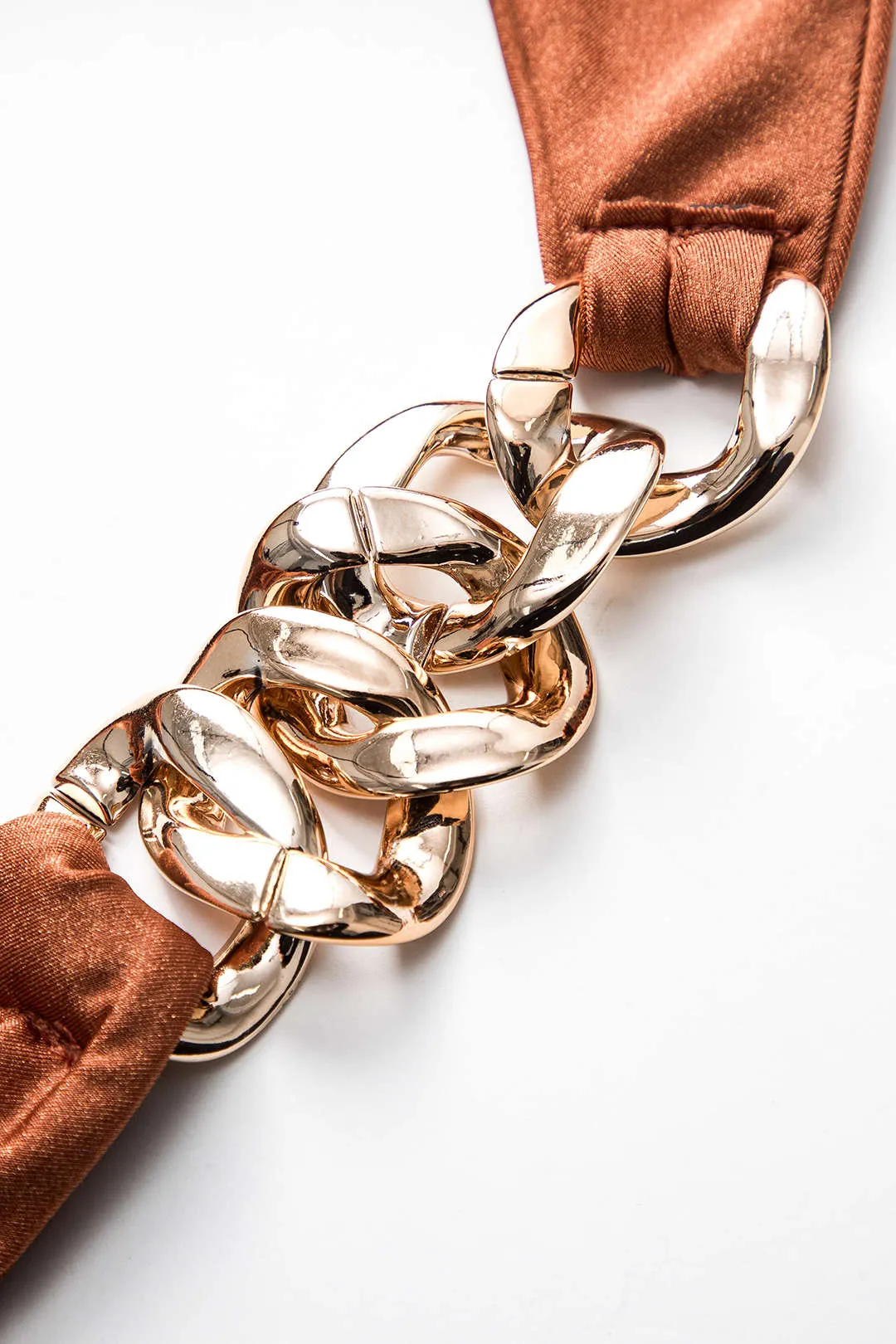 Metallisk geometri Ring Ruched Tie Back Bikini Set sold by Micas product image thumbnail 4