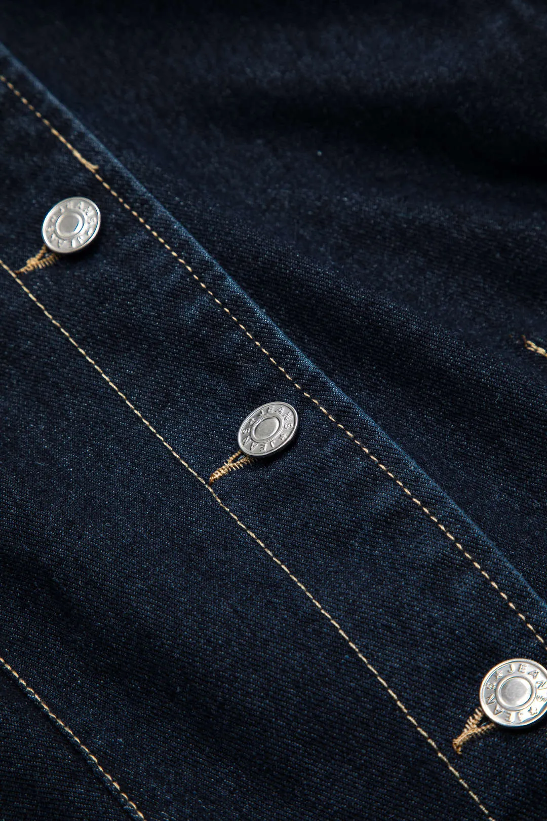 Denim -knap vest sold by Micas product image thumbnail 3