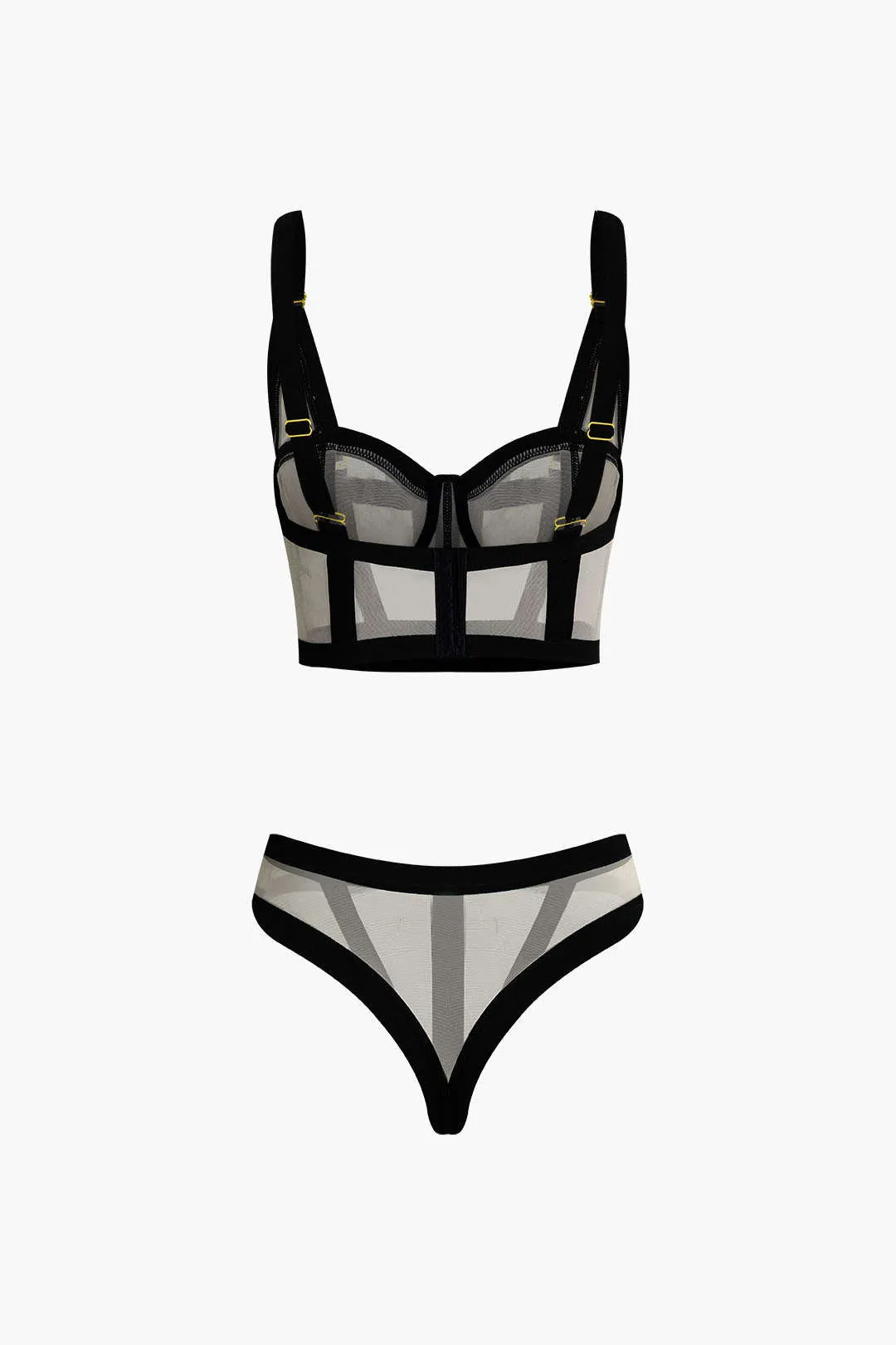 Mesh todelt lingeri sold by Micas product image thumbnail 2