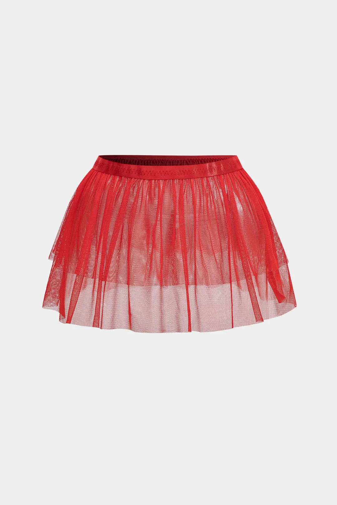 Mesh Ruched skåret ud bagfra lingeri strømpebåndssæt sold by Micas product image thumbnail 5