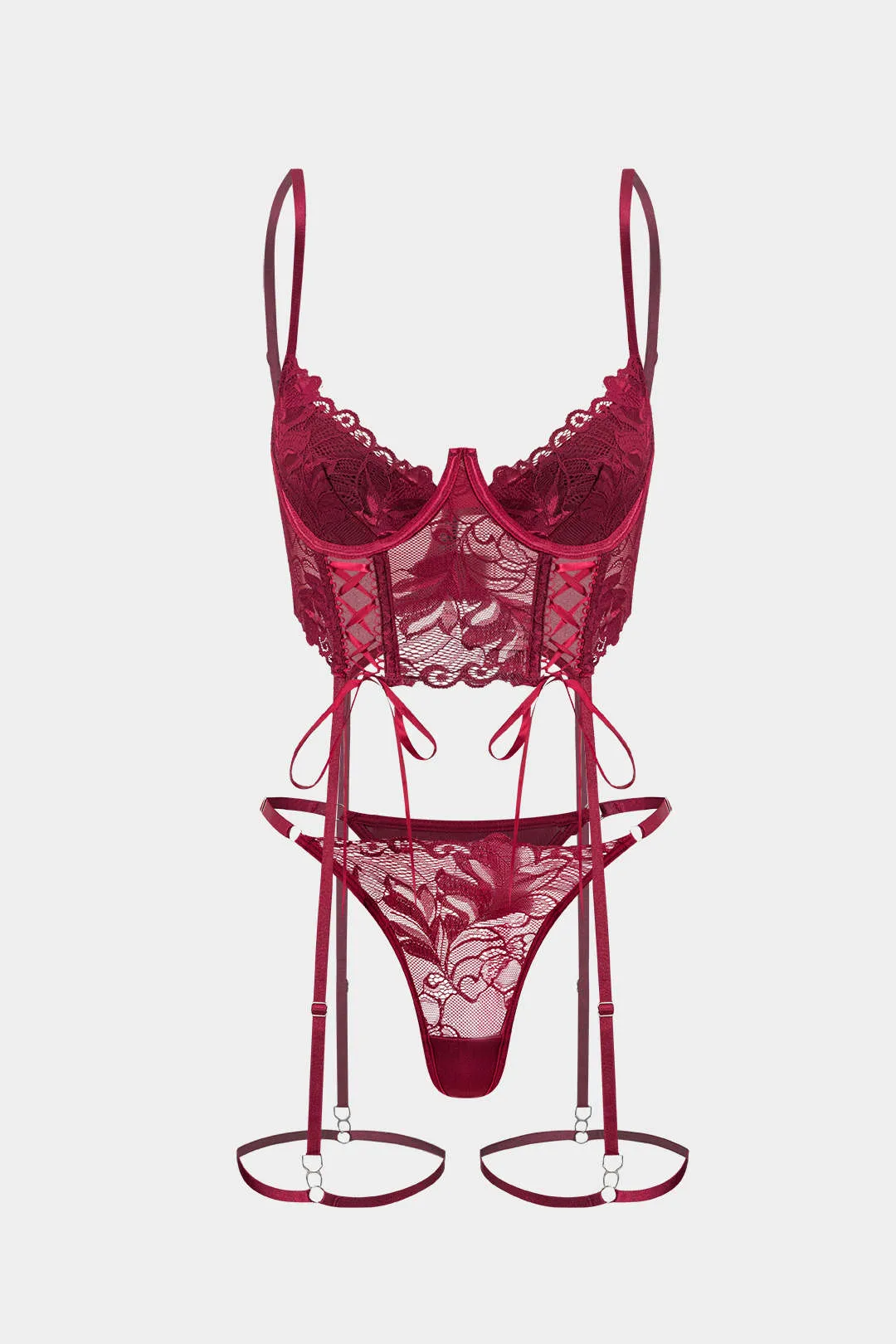 Blonder krydsede binding af slip lingeri strømpebånd sold by Micas product image thumbnail 5