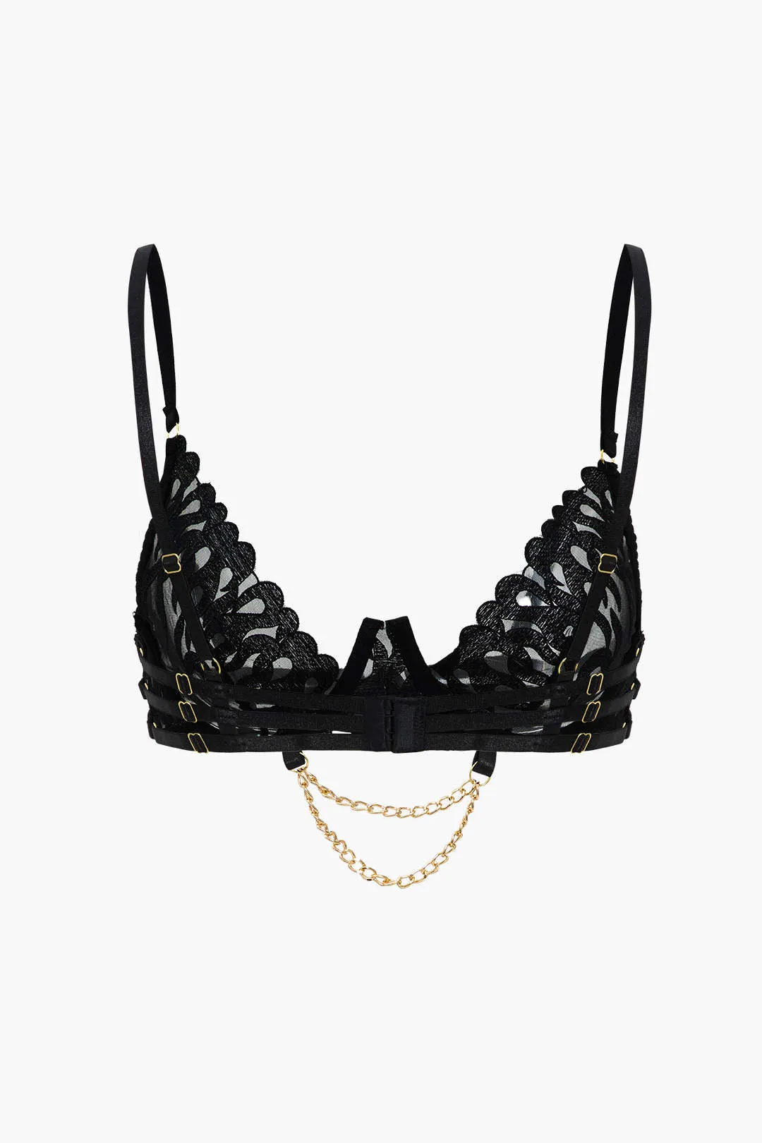 Broderi kæde udskåret lingeri strømpebånd sold by Micas product image thumbnail 3