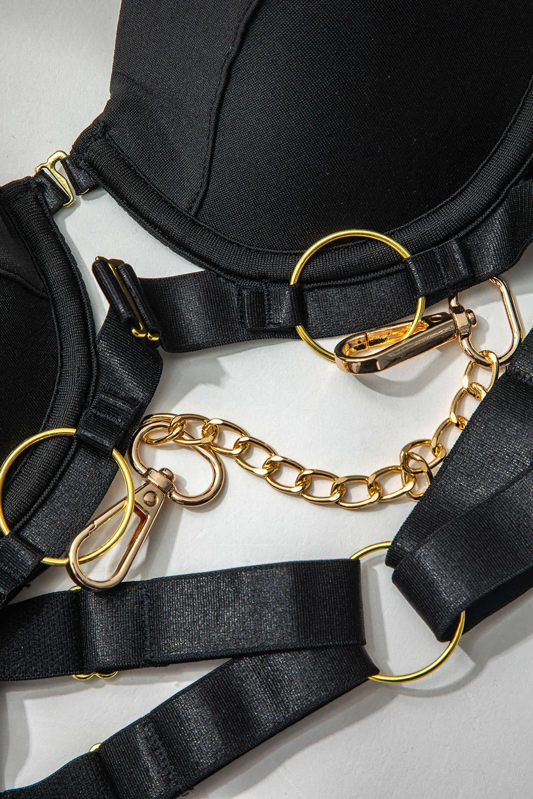 Metal Chain Lingerie Garter Set sold by Micas product image thumbnail 4