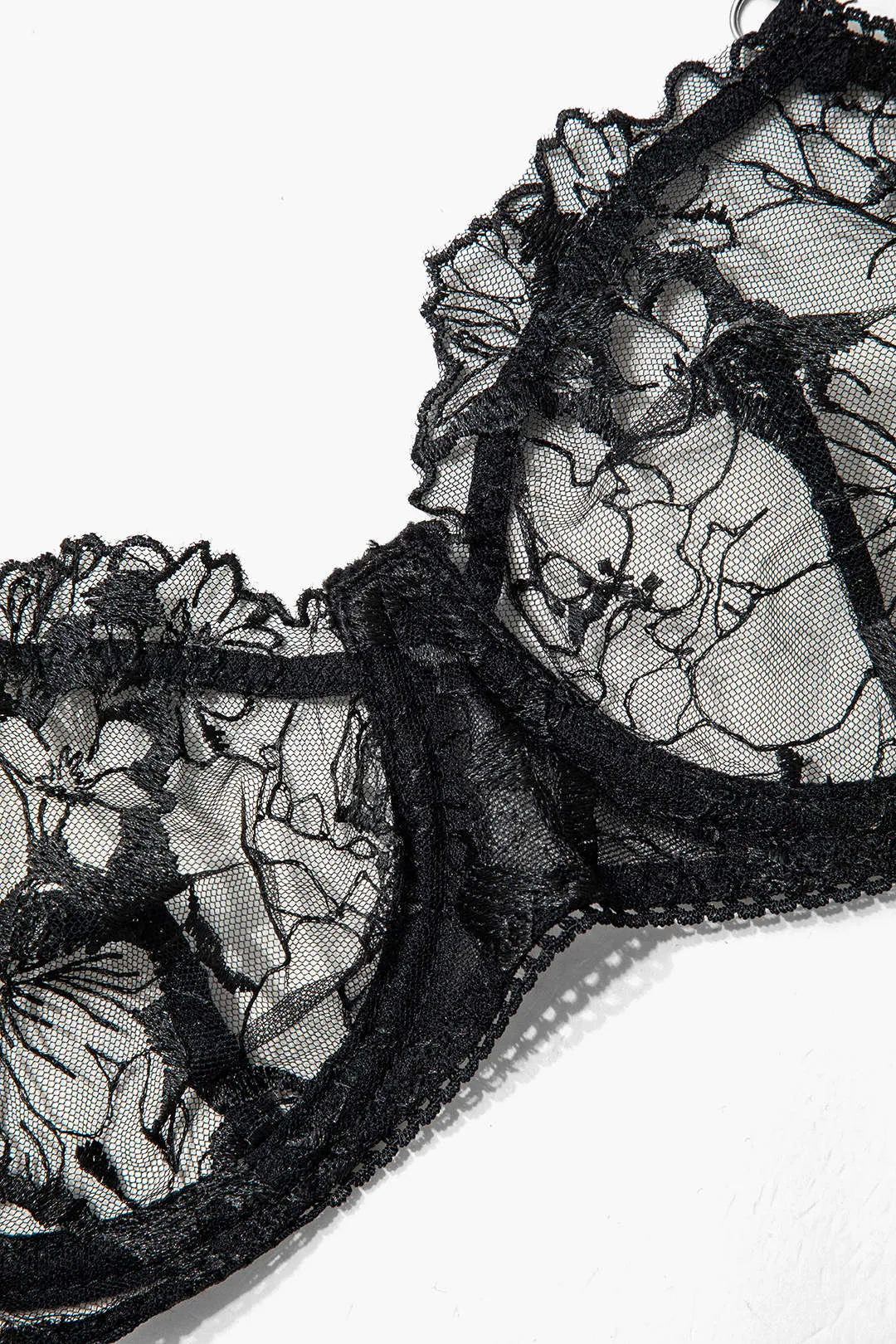 Mesh Chain Crossed Lingerie Garter Set sold by Micas product image thumbnail 4
