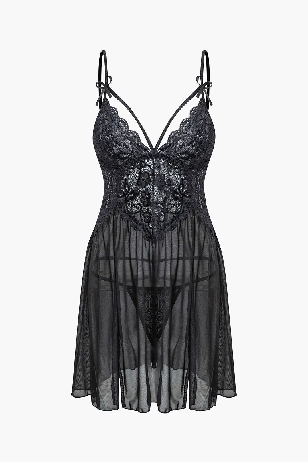 Blonder ren broderi bustier glide nat kjole sold by Micas product image thumbnail 2