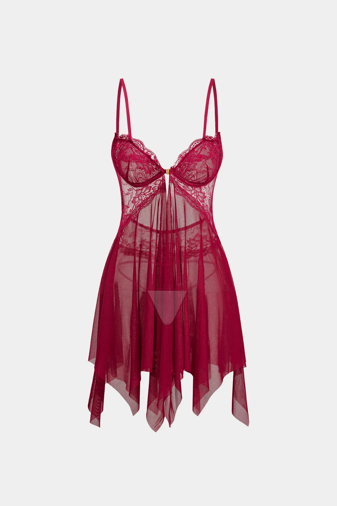 Blonder Sheer Bustier Slip Sleepwear and Panties Set sold by Micas product image thumbnail 2