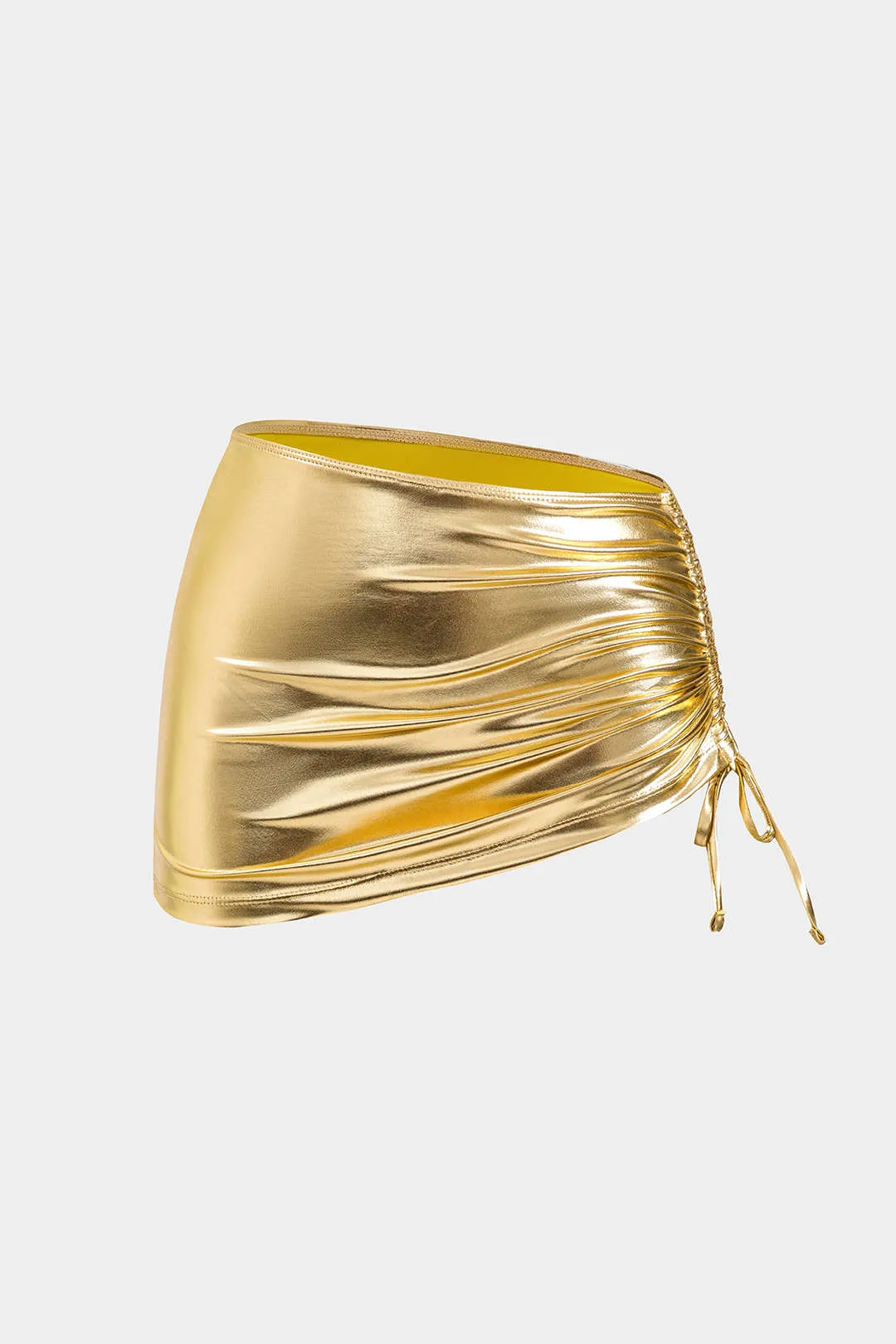 3d Floral Ruched Tie op Bikini og dække nederdel sæt sold by Micas product image thumbnail 5